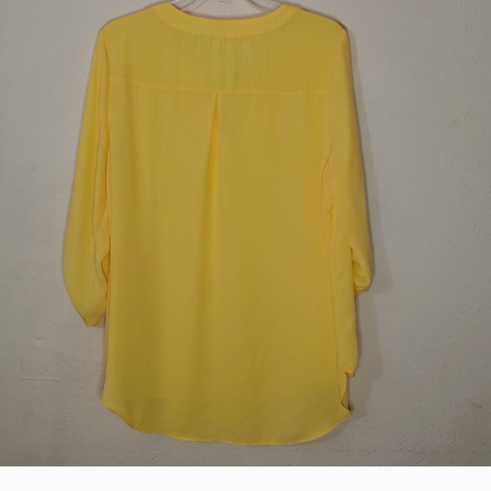 Cato Sunny Yellow Women's Blouse - Picture 3 of 5
